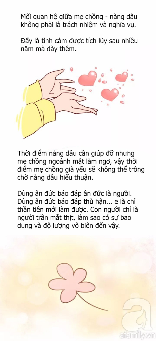 Truyện tranh: Quan hệ mẹ chồng - nàng dâu muốn tốt nhất định phải được vun vén ngay từ những ngày đầu - Ảnh 11.