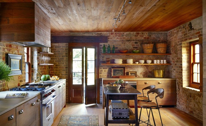 Những căn bếp décor theo phong cách Rustic đẹp hút hồn dành cho những ai yêu gam màu dung dị - Ảnh 3.