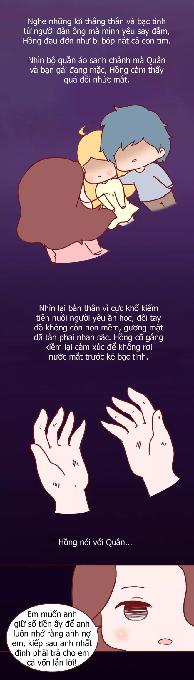 Truyện tranh: Trót yêu phải kẻ bạc tình và kết thúc xót xa cho cô gái trẻ - Ảnh 6.