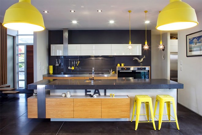 Vàng – gam màu cứu rỗi những căn bếp không có sự xuất hiện của ánh sáng tự nhiên - Ảnh 6.