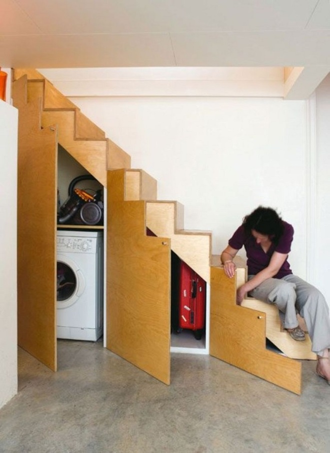 Tận dụng gầm cầu thang trong nhà thành những không gian vô cùng tiện ích - Ảnh 12.
