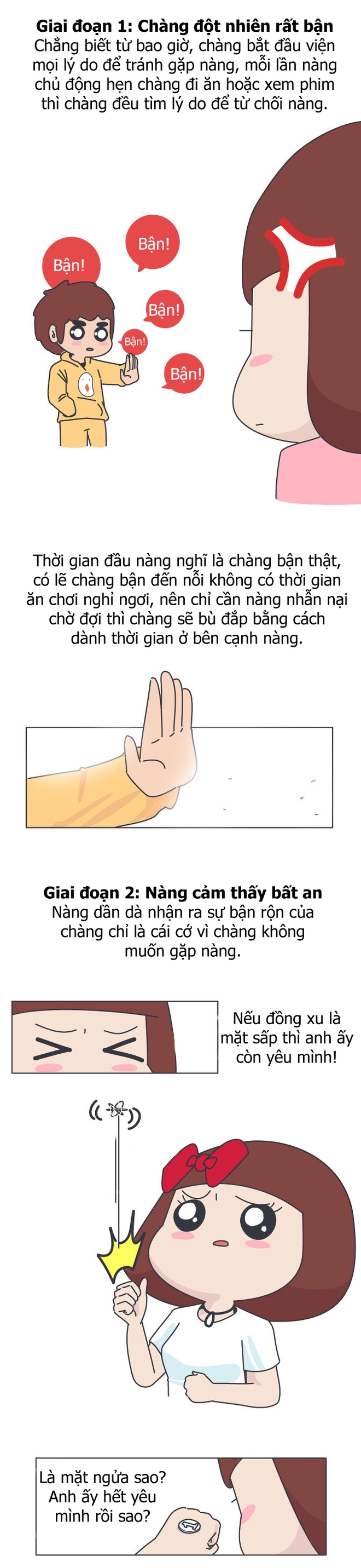 Truyện tranh: Những giai đoạn ai cũng trải qua dù không muốn khi xảy ra chiến tranh lạnh trong tình yêu - Ảnh 1.