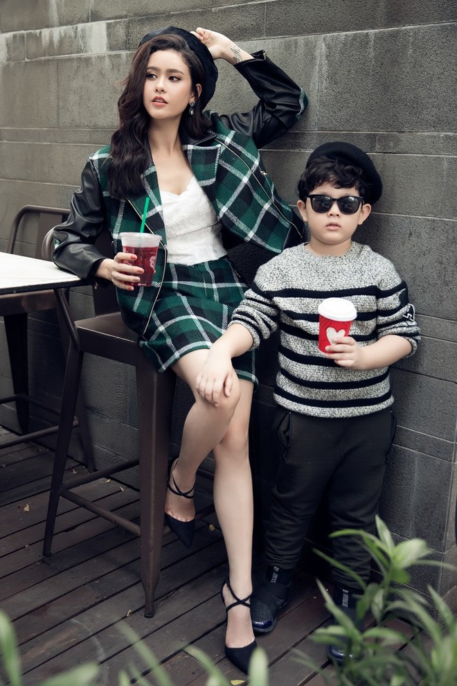 Mặc ồn ào chuyện gia đình, Trương Quỳnh Anh vẫn đưa con trai đi chụp ảnh - Ảnh 5.