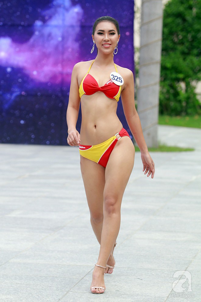 Diện bikini, dàn thí sinh Hoa hậu Hoàn vũ lộ đùi to, bụng mỡ khác xa ảnh photoshop - Ảnh 6.