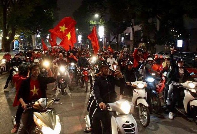 Cả nước vỡ òa với chiến tích lịch sử của U23 Việt Nam - Ảnh 11. Cả nước vỡ òa với chiến tích lịch sử của U23 Việt Nam - Ảnh 11.