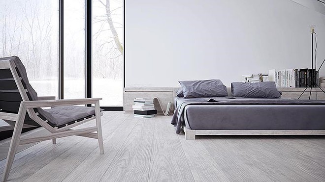 Thiết kế nội thất màu trắng và xám trong phong cách tối giản hiện đại - Ảnh 7.