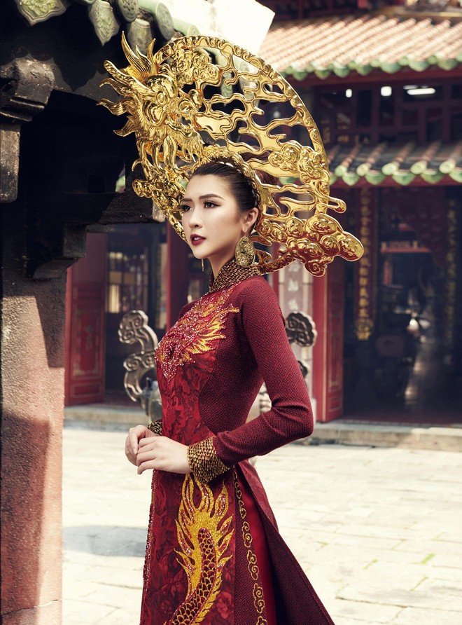 Á quân The Face - Tường Linh mang hình ảnh rồng đến Hoa hậu Liên lục địa - Ảnh 1.