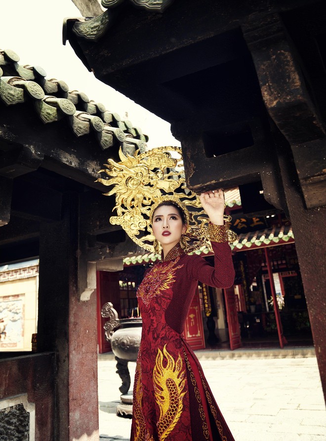 Á quân The Face - Tường Linh mang hình ảnh rồng đến Hoa hậu Liên lục địa - Ảnh 4.