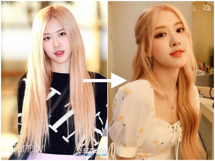 kiểu tóc cho mặt dài, tóc xoăn, Rosé, Black Pink, Jessica Jung, Krystal, kiểu tóc khắc phục nhược điểm