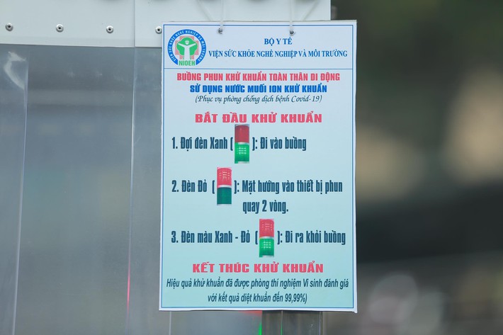 Buồng khử khuẩn toàn thân di động, hoạt động nhanh và hiệu quả góp phần phòng chống dịch Covid-19 - Ảnh 6.