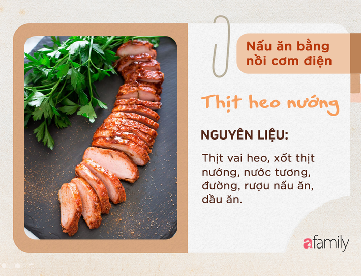 Nấu được đủ các món từ thịt, canh cho đến chè, bánh ngọt... nồi cơm điện chính là 