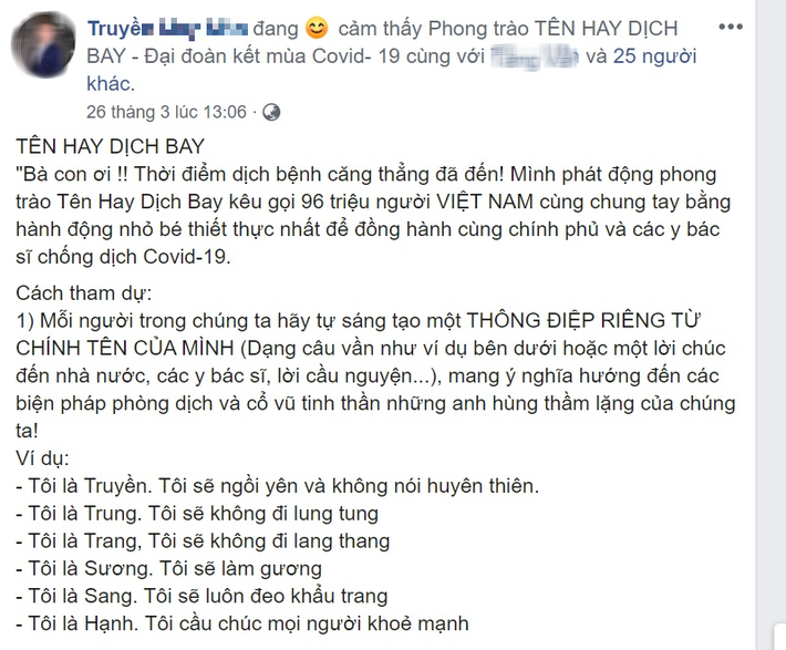 Trào lưu “tên hay bay dịch” vừa xuất hiện đã gây bão, dân tình thích thú vì tên mình có thể thành slogan ý nghĩa - Ảnh 1.