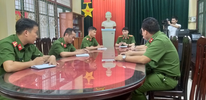 Buổi họp án của cơ quan công an tỉnh Nam Định