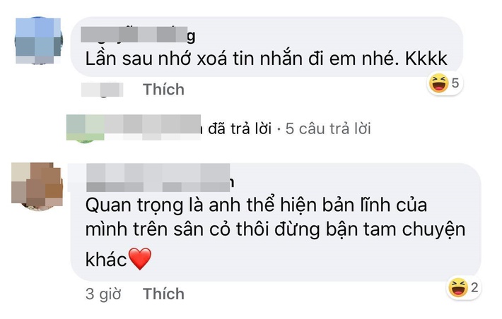 Dân mạng lên tiếng việc ngưng chia sẻ hình ảnh tin nhắn chuyện yêu đương của Quang Hải vì hành vi xâm phạm quyền cá nhân của hacker - Ảnh 6.