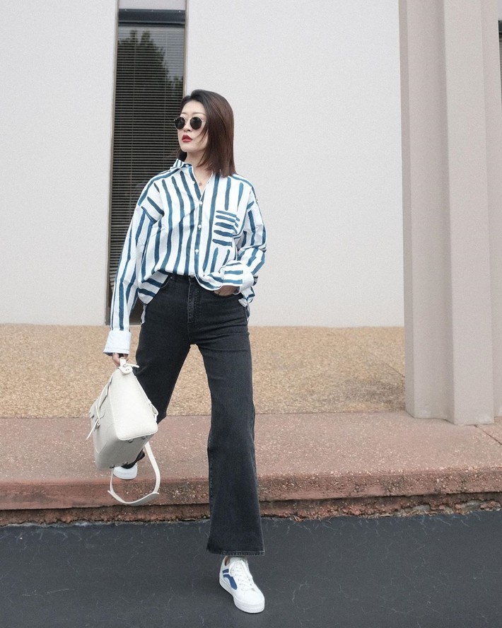 Nàng fashion blogger gợi ý 9 set màu trung tính để chị em công sở dù 