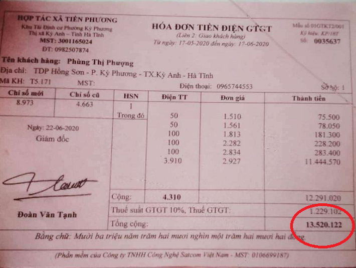 Vụ hóa đơn tiền điện của người phụ nữ độc thân tăng từ 71 nghìn đến 13,5 triệu đồng: Bị cắt điện vì chưa phối hợp giải quyết - Ảnh 1.