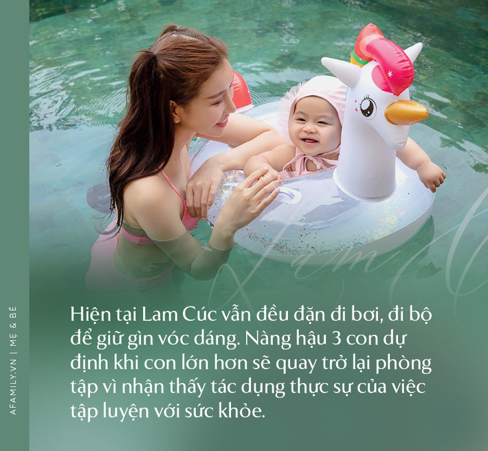 Hoa hậu Lam Cúc sinh 3 con vẫn đẹp như gái đôi mươi nhờ lúc bầu bí ăn theo chế độ 