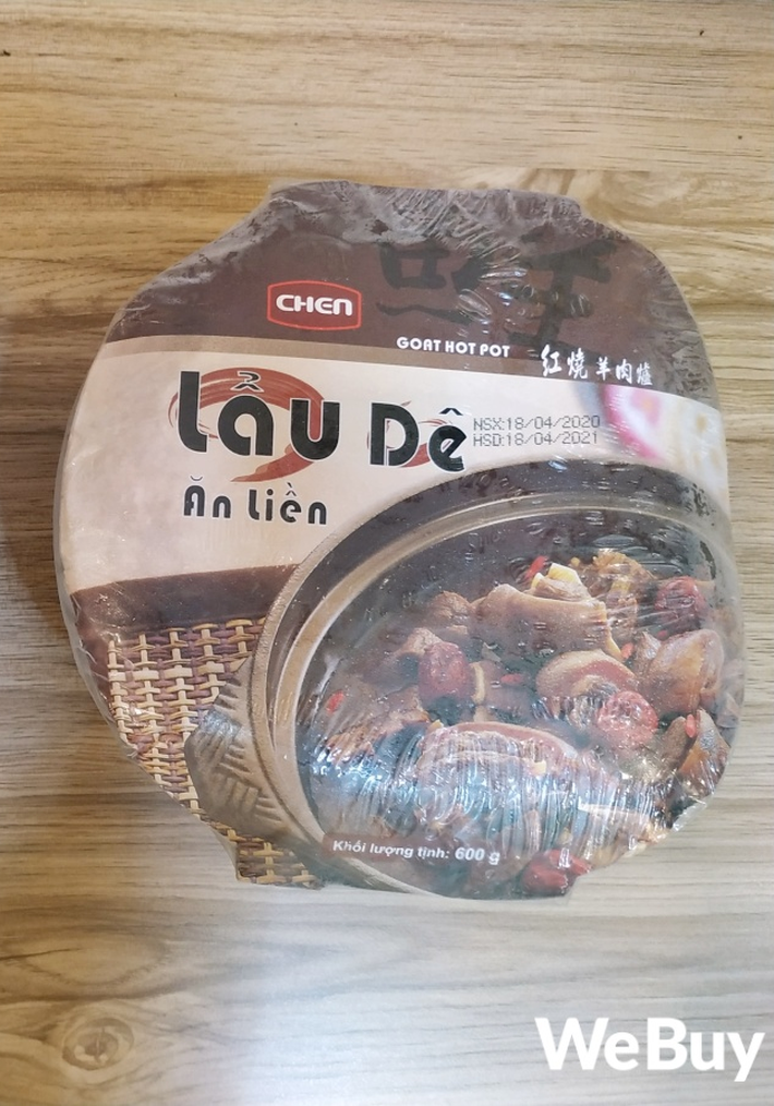 Review lẩu dê ăn liền giá 110k: nhiều topping, ngập thịt nhưng 