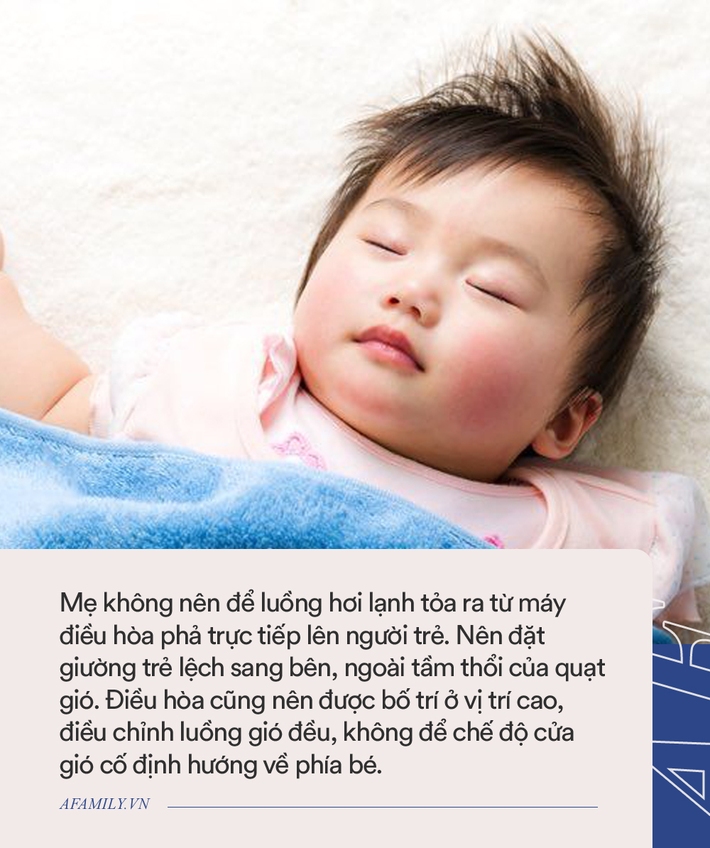 Người mẹ mỉm cười nhìn cảnh hai bố con ngủ ngon lành, song khi nhìn lên con số ở điều hòa, cô lập tức giận chồng 