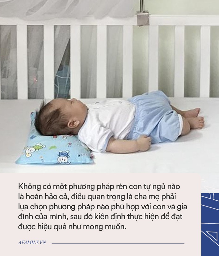 Nếu không thể luyện ngủ cho con chỉ vì sợ nghe con khóc, bố mẹ có thể thử phương pháp  