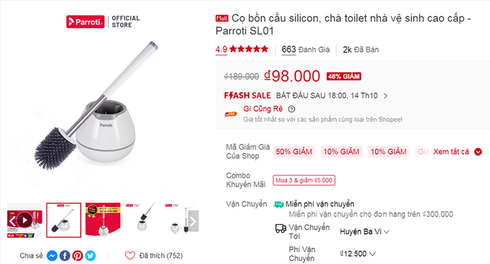 7 món phụ kiện nhà tắm giá chưa đến 100k với cả nghìn lượt mua trên Shopee bạn nhất định không thể bỏ qua - Ảnh 7.