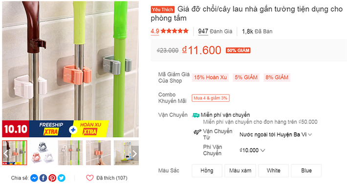 7 món phụ kiện nhà tắm giá chưa đến 100k với cả nghìn lượt mua trên Shopee bạn nhất định không thể bỏ qua - Ảnh 19.