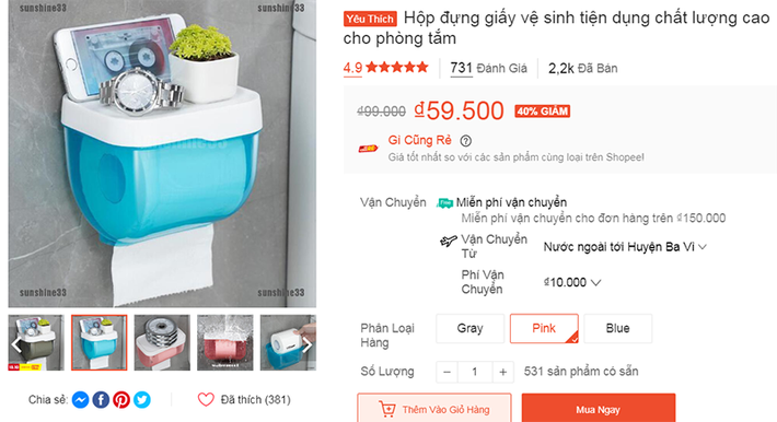 7 món phụ kiện nhà tắm giá chưa đến 100k với cả nghìn lượt mua trên Shopee bạn nhất định không thể bỏ qua - Ảnh 27.