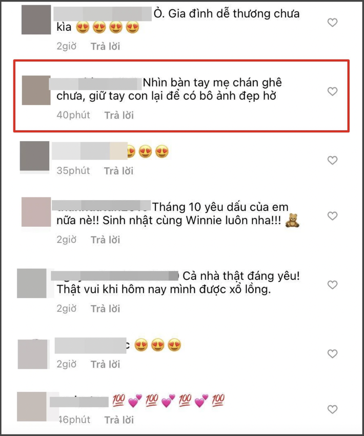 Đông Nhi khoe ảnh gia đình, nào ngờ bị soi bàn tay đang làm hành động này với con gái Winnie - Ảnh 3.