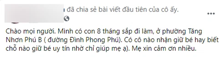 Con vẫn chưa trở lại trường, nhiều phụ huynh TP.HCM cuống cuồng tìm người trông, giáo viên mầm non cũng tích cực tìm việc - Ảnh 2.