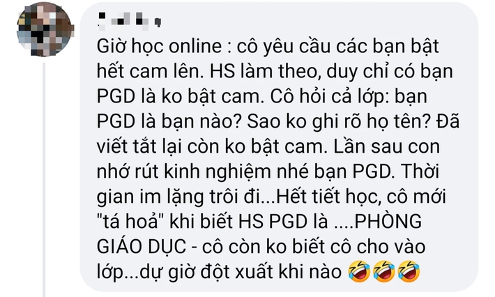 Cô giáo yêu cầu cả lớp bật camera học online, một học sinh vẫn nhất quyết để màn hình đen ngòm: Biết được danh tính cô rụng rời chân tay  - Ảnh 1.