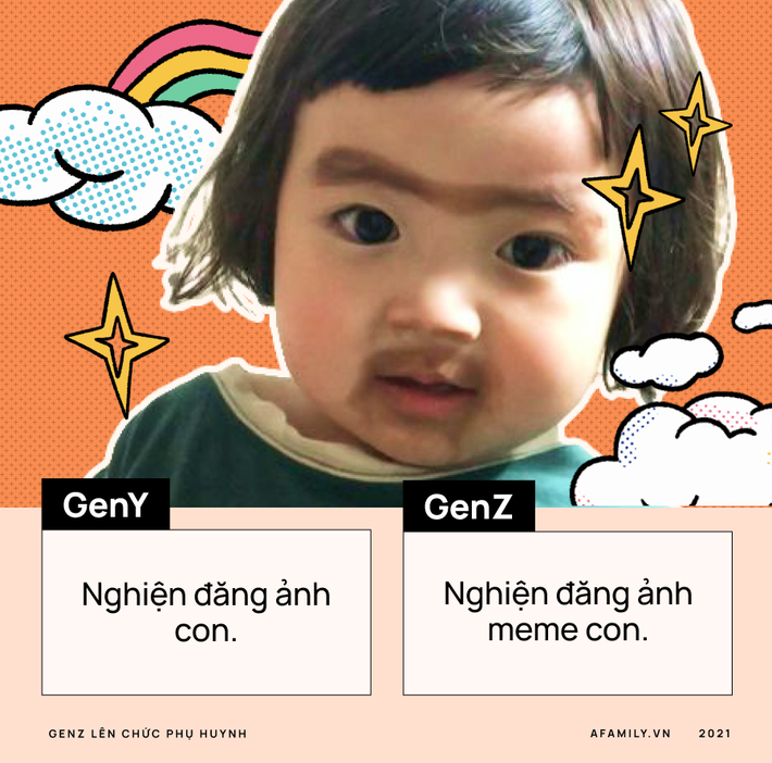 Khi genZ “lên chức” phụ huynh: Chill từ lúc bầu đến lúc đi đẻ, gì chứ riêng khoản “chế meme con” thì vô địch thiên hạ! - Ảnh 8.