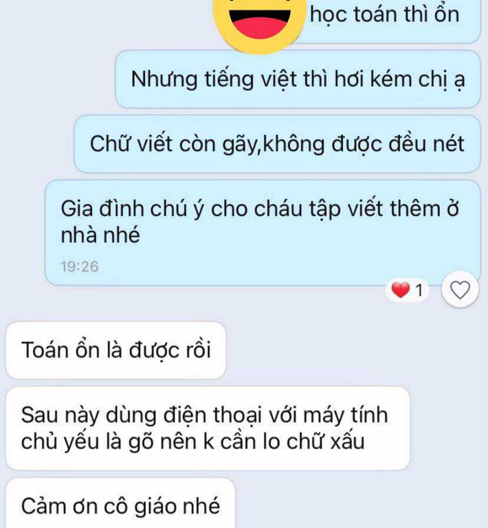 Cô giáo nhắn nhủ: 