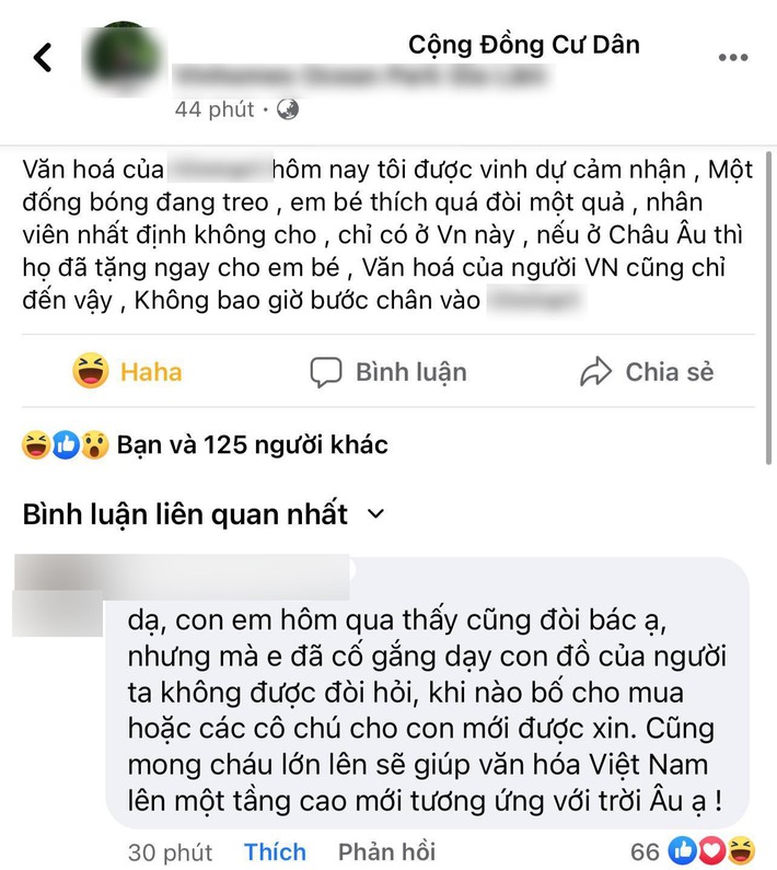 Đăng đàn tố siêu thị nổi tiếng bủn xỉn vì không cho con 1 quả bóng, ông bố ở Hà Nội nhận ngay pha 