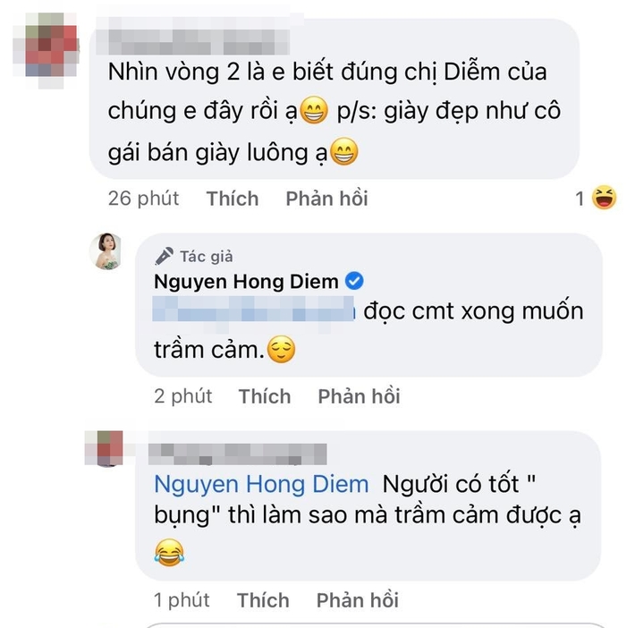 Hồng Diễm khoe giày mới, fan bình luận thế nào mà muốn trầm cảm, Hồng Đăng nhắn nhủ 