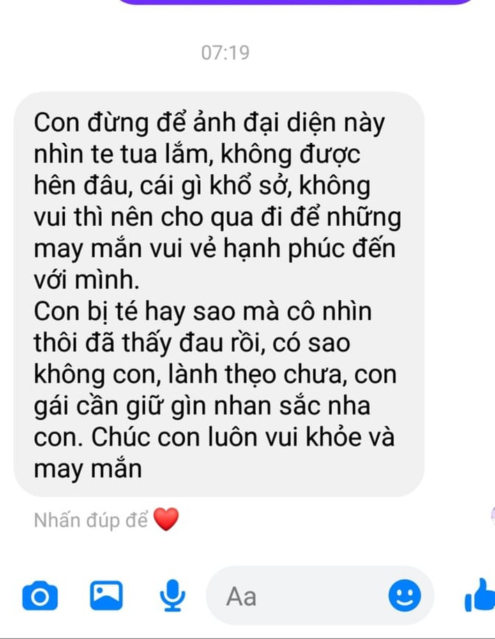 Thấy học sinh để ảnh đại diện te tua, cô giáo chủ nhiệm gửi tin nhắn đọc lịm cả tim: Đời học sinh chỉ mong gặp được 1 giáo viên thế này - Ảnh 2.