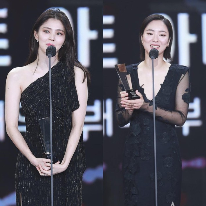 Kết quả AAA 2021: Cha Eun Woo điển trai nhận giải, mỹ nhân cảnh nóng Han So Hee cầm cúp diễn xuất - Ảnh 3.