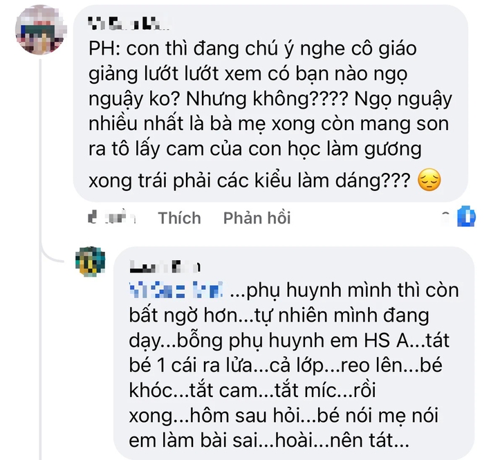 Cô giáo đang dạy online thì bà mẹ ghé mặt vào: Tưởng xem con học ai dè làm 1 hành động khiến giáo viên chỉ muốn tắt camera ngay cho đỡ bực - Ảnh 1.