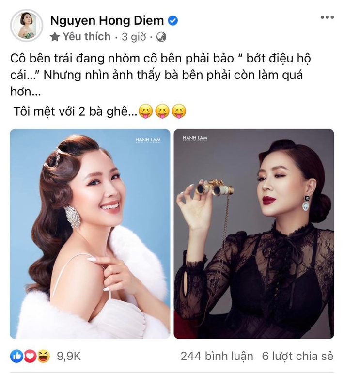 Hồng Diễm diện áo dài trắng trẻ trung như gái 18 ngay sau khi vừa gây trầm trồ với hình ảnh 