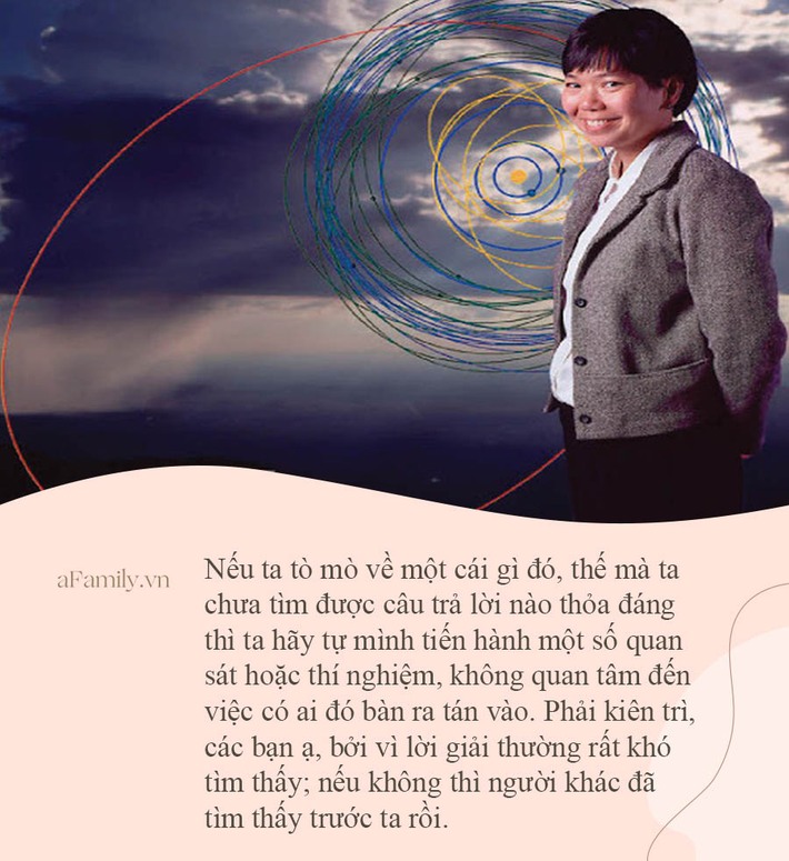 Đây là nữ bác học gốc Việt vang danh thế giới: Tên được lấy đặt cho một tiểu hành tinh, hiện tại đảm nhiệm một công việc bất ngờ - Ảnh 3.