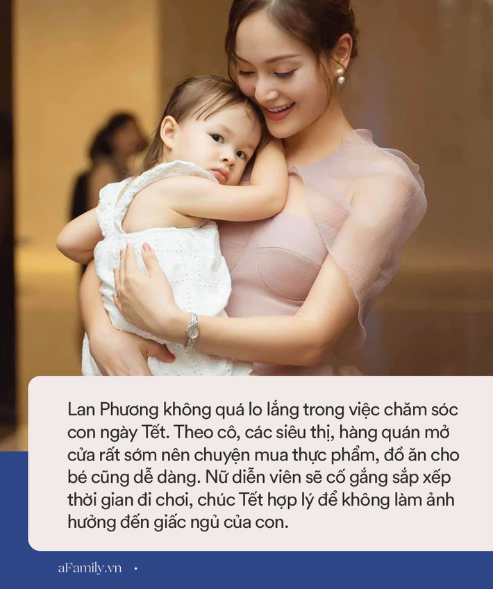 Diễn viên Lan Phương chia sẻ bí kíp chăm con nhỏ ngày Tết, tiết lộ điều 