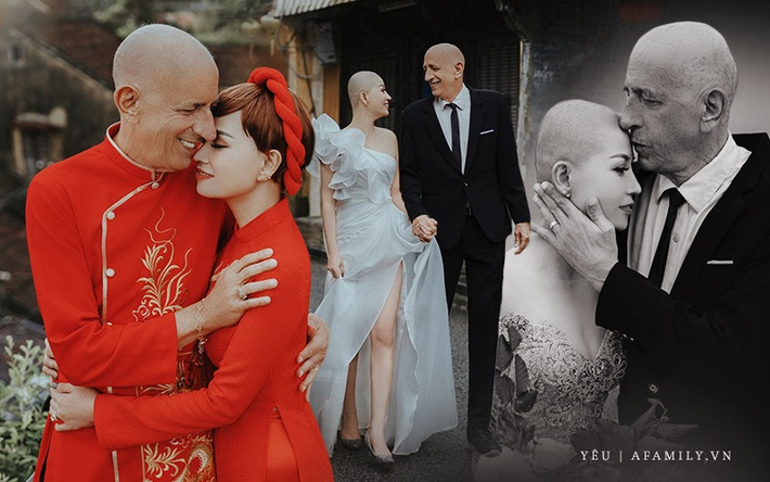 Chuyện tình của cặp đôi gái Việt cưới chồng Mỹ hơn 37 tuổi: Chú rể ung thư, cô dâu cạo trọc đầu trước ngày chụp ảnh khiến người đàn ông khóc ngay tại chỗ! - Ảnh 1.