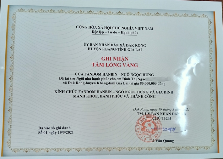 Fan Việt của Hanbin (I-LAND) mạnh tay chi 160 triệu xây nhà tình thương cho học sinh mồ côi, chờ ngày thần tượng debut - Ảnh 6.