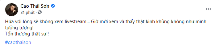 Cao Thái Sơn phát biểu cảm nghĩ sau khi xem livestream của Nathan Lee mà ai cũng thấy tội - Ảnh 2.