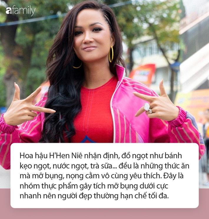 Bụng phẳng lỳ, không gợn chút mỡ cả vùng bụng dưới: Hoa hậu H'Hen Niê tiết lộ 3 thói quen trong ăn uống - Ảnh 3.