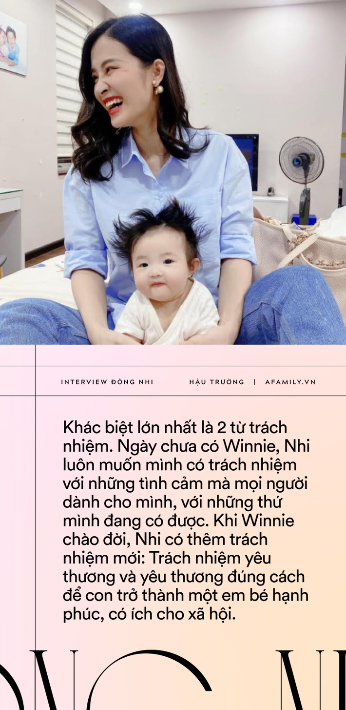 Đông Nhi nói về lần đầu làm mẹ ở tuổi 32: Chính xác là fan cuồng của con gái, tự làm mọi thứ liên quan đến bé Winnie - Ảnh 1.