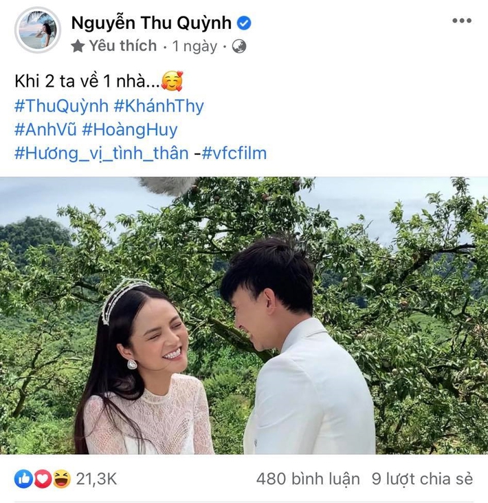 Hương vị tình thân: Lộ clip ảnh cưới không có trên phim của Thu Quỳnh - Hoàng Anh Vũ khiến fan muốn đẩy thuyền từ phim ra đời - Ảnh 5.