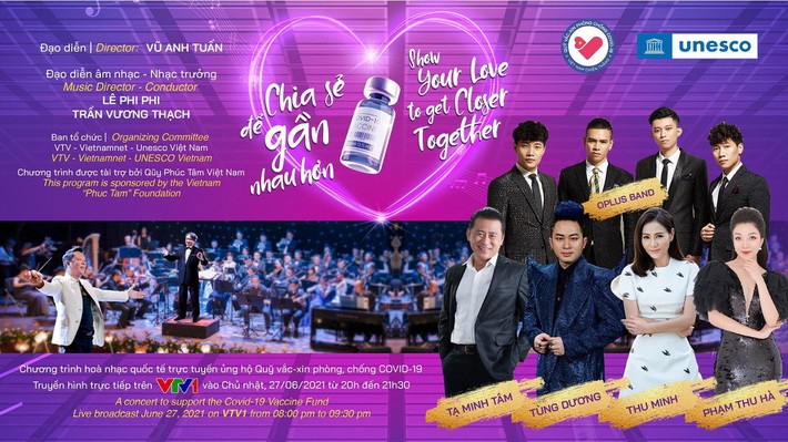 Đêm hòa nhạc giao hưởng trực tuyến ủng hộ quỹ vaccine COVID-19: Chia sẻ vì một Việt Nam khỏe mạnh - Ảnh 2.