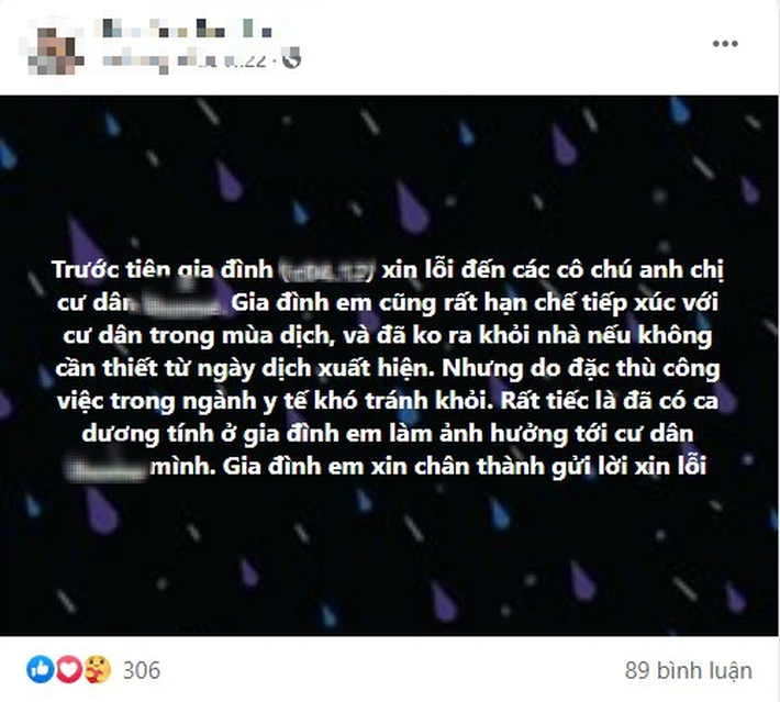 Vợ không may nhiễm Covid-19 khiến cả một block chung cư bị phong tỏa, chồng có hành động đầy lịch sự khiến ai nấy ấm lòng - Ảnh 1.