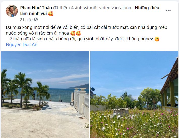 Phan Như Thảo khoe mua cả khu đất tặng sinh nhật chồng đại gia, nào ngờ bị 