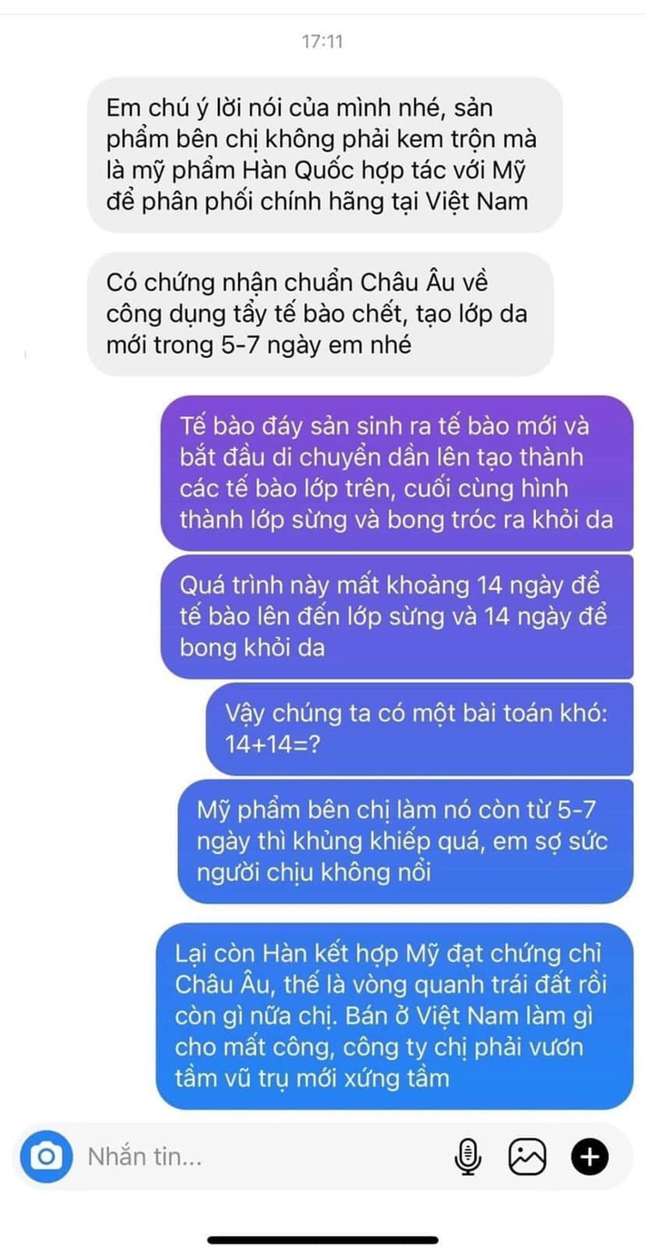 Khi chị bán kem trộn gặp cô em chuyên Sinh: 